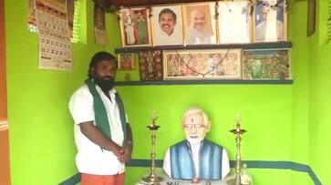 Tamil Nadu: Impressed by Narendra Modi, farmer builds a temple for the Prime Minister