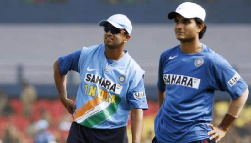 bcci president sourav ganguly meets national cricket academy director rahul dravid