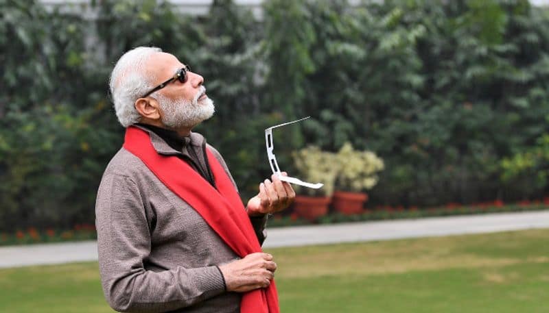 Most welcome PM Modi happily accepts his meme with epic reply on Solar Eclipse pic