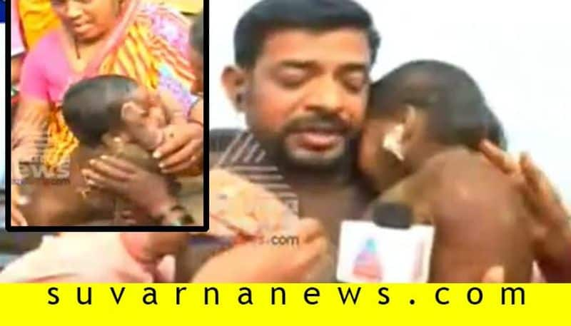 Suvarna News Rescues Child In kalaburagi while solar eclipse