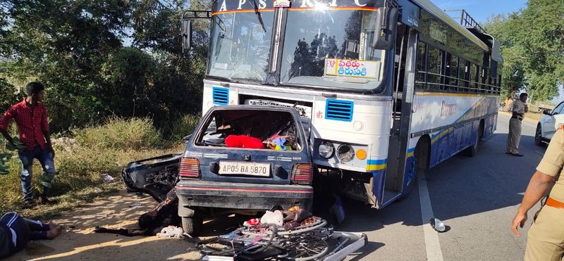 road accident at chittoor district