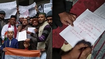 People write letter to PM Modi in blood; BJP calls them paid actors of Congress