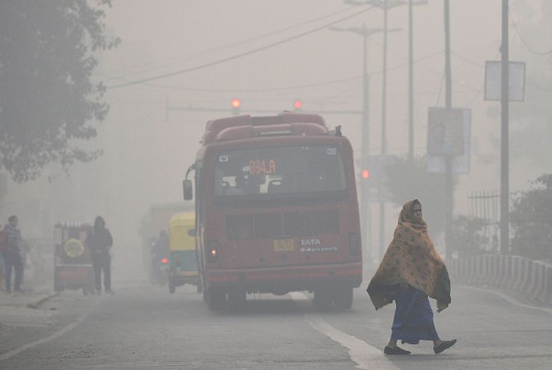 Cold wave condition in New delhi minimum temperature at 4 degrees celsius ckm