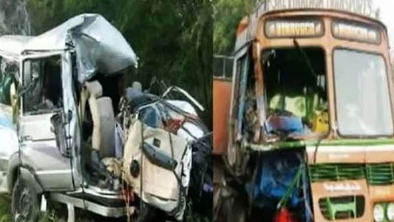 trichy car-lorry accident...2 people kills