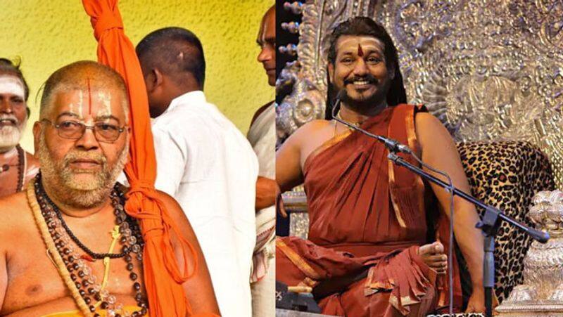 Cowardly nithyananda....mannargudi jeeyar