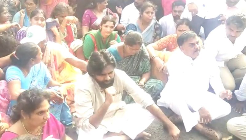 janasena chief pawan kalyan fires on ys jagan gov in mandadam