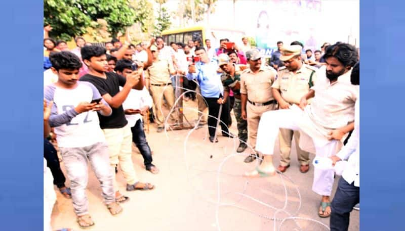 ap police planning to  tackle pawan's aggression