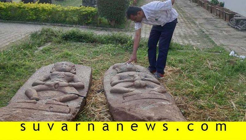 Old Mithuna Sculpture Found In Shivamogga