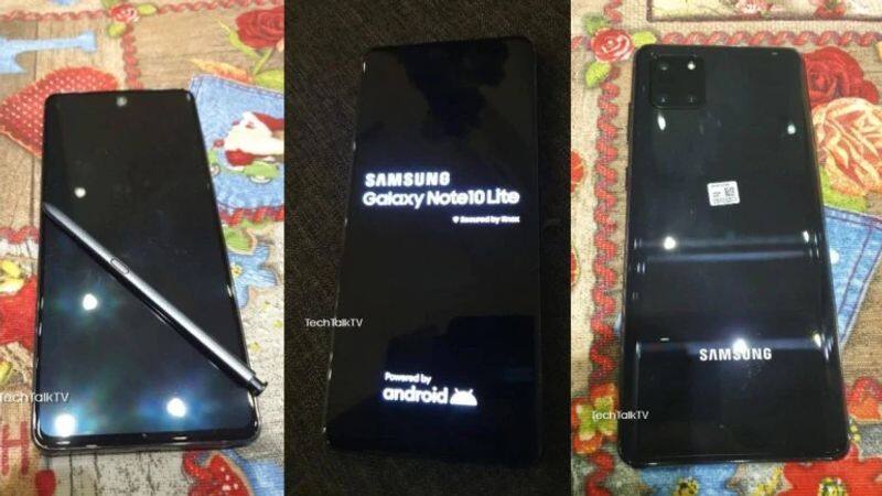 Samsung Galaxy Note 10 Lite live images leak