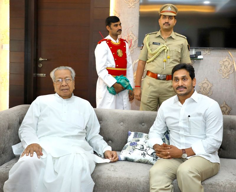 AP CM YS Jagan Meets Governor Biswa Bhushan  Harichandan