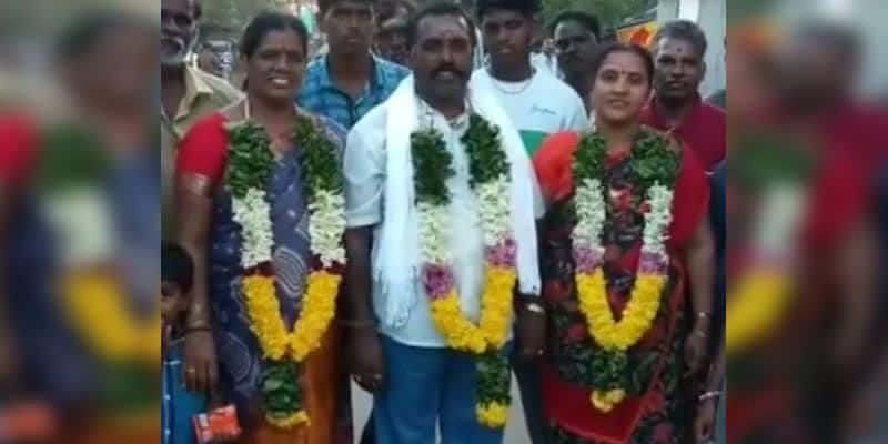 two wifes of former panchayat president won in chairman election