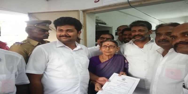 82 year old women won in panchayat president election