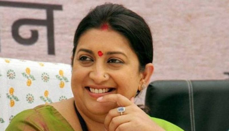 Smriti Irani explains why women should walk two steps behind their husband