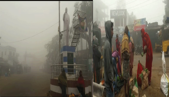 heavy snow fall in paderu