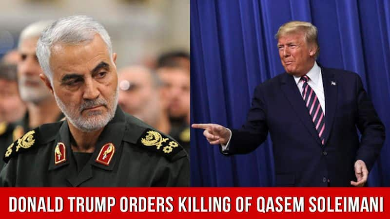 Qasem Soleimani dies in a drone attack by the USA