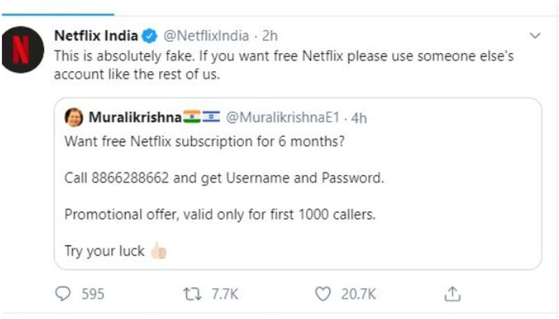 netflix india response to fake campaign  using bjp caa support toll free number