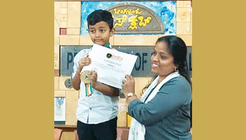 6 Year Old Boy Registered in India Book Of Records