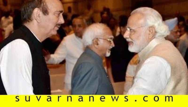 PM Modi praises Ghulam Nabi Azad takes a jibe at Congress pod