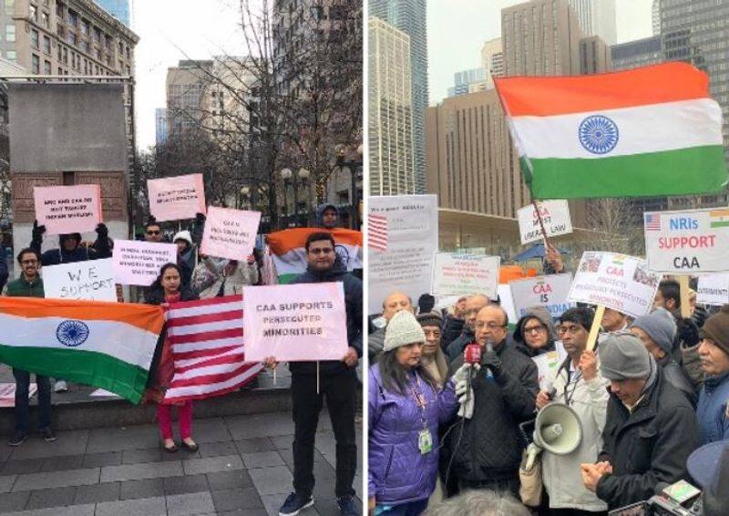 Indian-Americans hold rally in support of CAA in Chicago