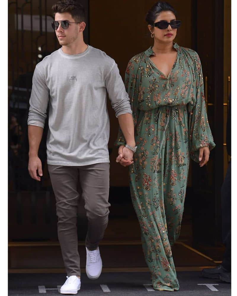 Priyanka Chopra and Nick Jonas Lip Lock Kiss in New Year Celebration