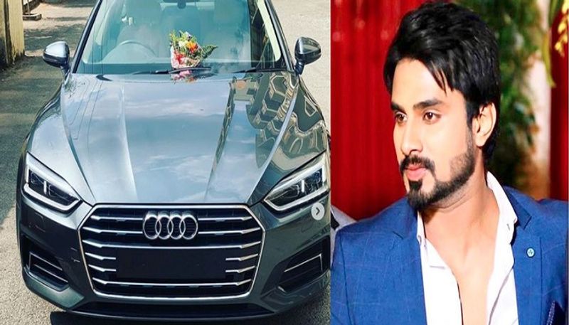 Kannada Small Screen Actor Raksh Bought New Audi A5