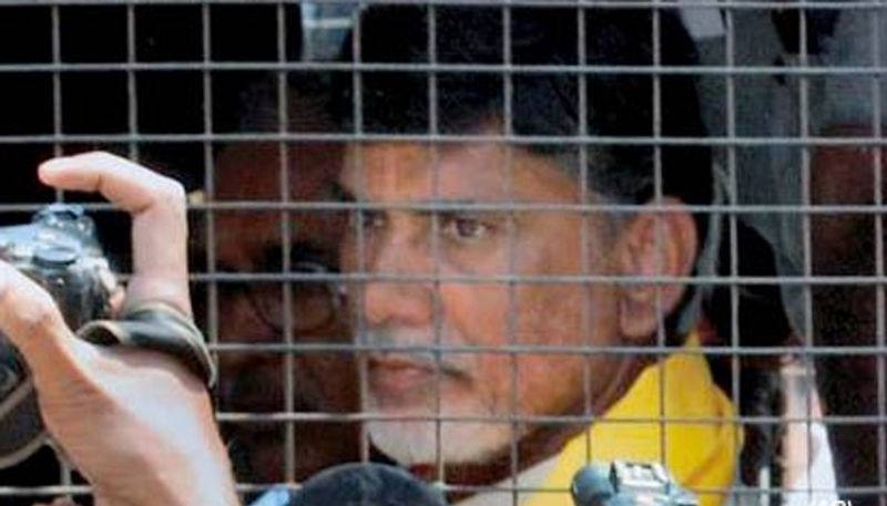 chandrababu arrest: police vehicle key missing in vijayawada