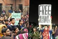 What's the agenda? After 'Free Kashmir' banner at Gateway of India, 'Kashmir Maange Aazadi' slogans raised in Delhi University