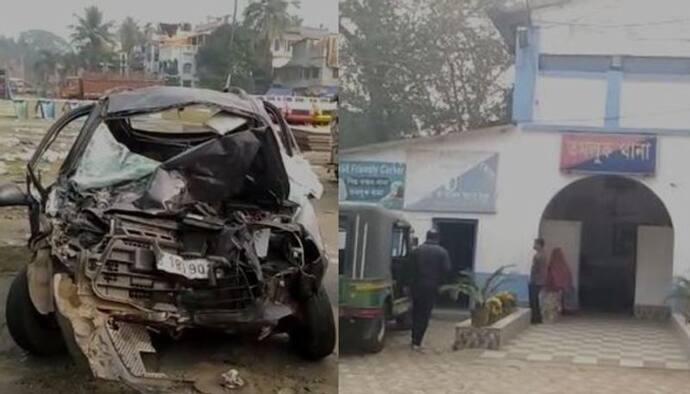 দিঘা যাওয়ার পথে ভয়াবহ দুর্ঘটনা, লরির ধাক্কায় মৃত চার