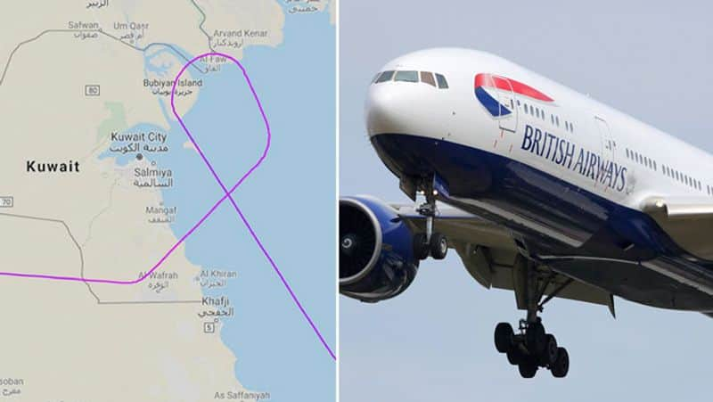 Iran Missile Attack...British Airways Airlines flight makes last minute U-turn