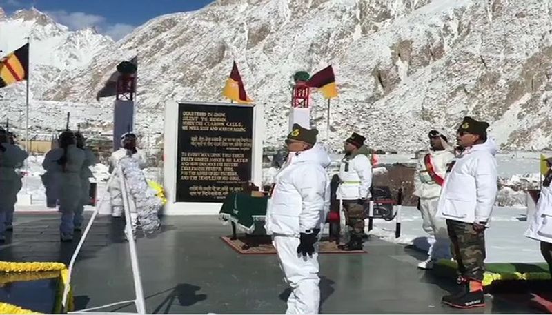 Army Chief Of Staff General Mukund Naravane Visits Siachen Border