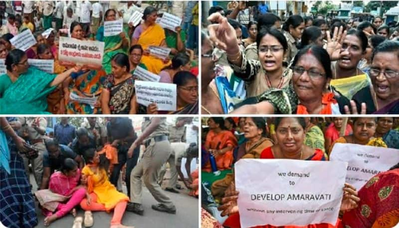 national woman commssion reacts on amaravati womans protest