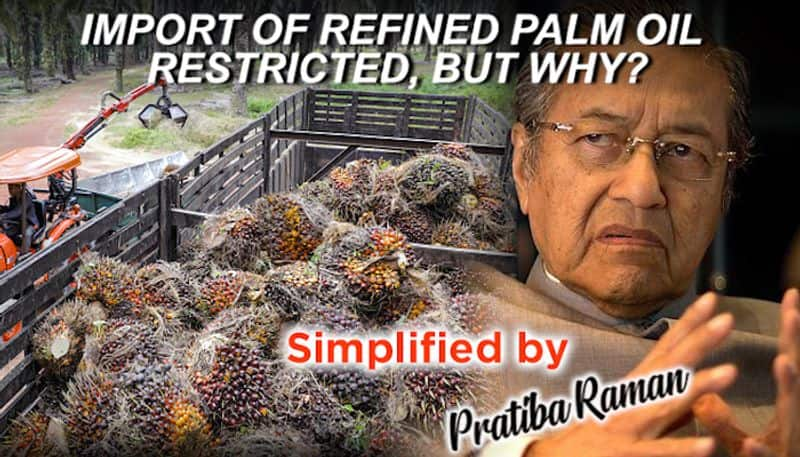 Why did India restrict imports of refined palm oil from Malaysia?