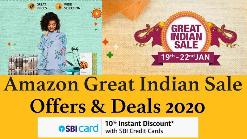 amazon announces great indian sale 2020 for sankranthi