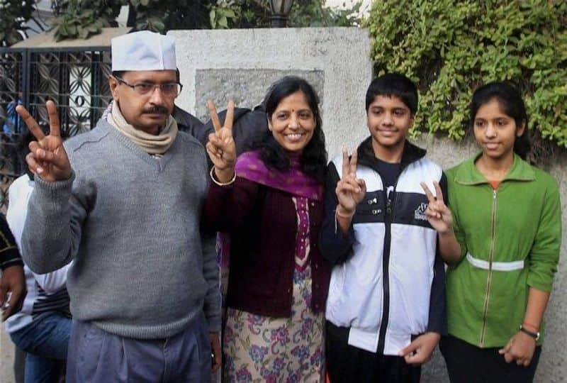 AAP Chief Arvind Kejriwal childrens Harshita and Pulkit both IIT graduates AKP