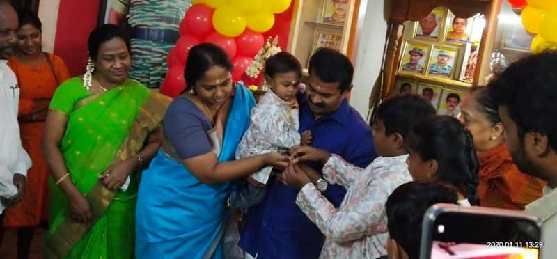 Seeman celebrates his son's birthday