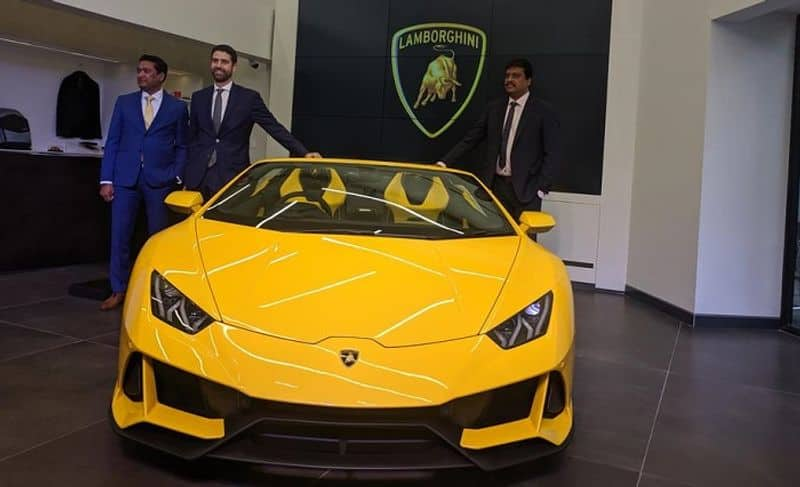 luxury lamborghini car opens showroom at bengaluru