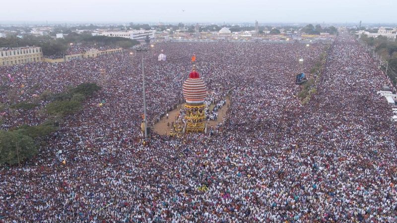 5 Lakh Devotees Taken Prasada in Gavimath Fair in Koppal