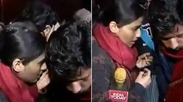 India Today journalist caught on camera teaching JNUSU vice-president to blame ABVP over recent violence