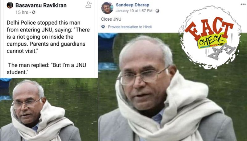 real fact about the 47 year old Moinuddin JNU student claim in social media