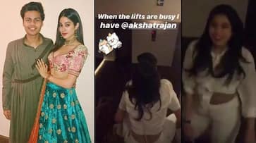 Janhvi Kapoor piggybacks on ex-boyfriend Akshat Rajan