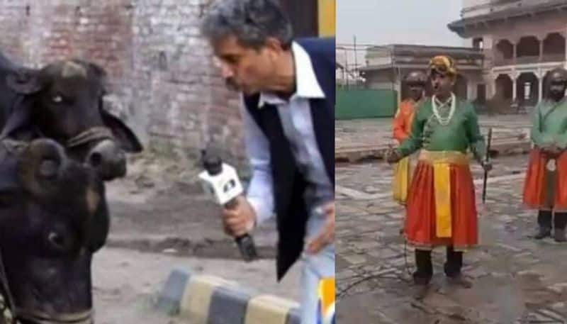 Pakistani journalist dressed like emperor while reporting video goes viral