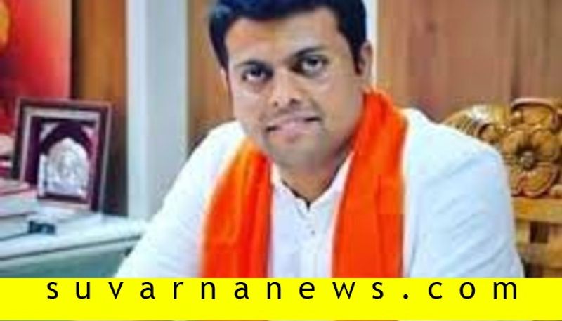 Belthangadi MLA Harish Poonja visits the rain damaged arearav