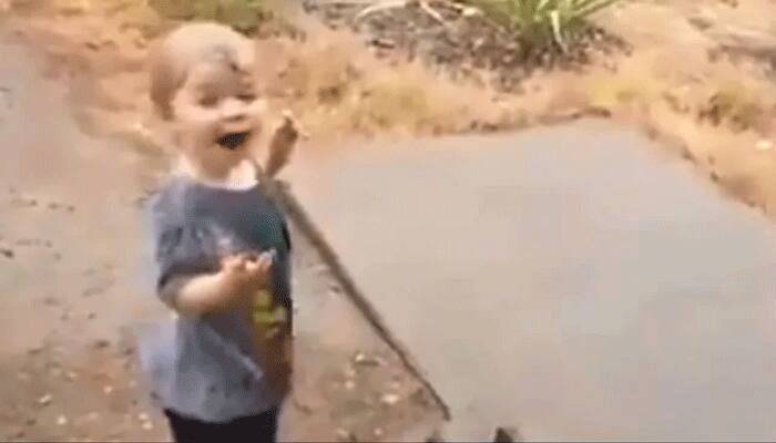 In Fire-Stricken Australia, Toddler Dances On Seeing Rain For First Time