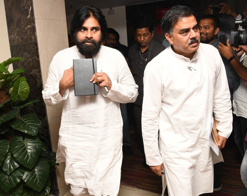 Pawan Kalyan rejects left parties claim and opposes Chandrababu