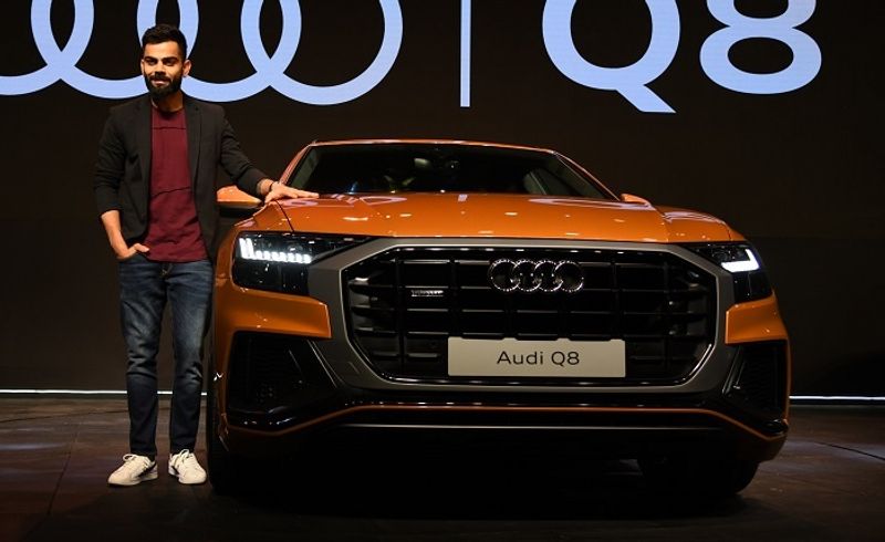 Audi A8 launched in india first car key handed to ambassador virat kohli