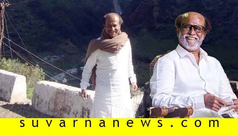 Whom kollywood super star Rajanikanth meets in Himalaya