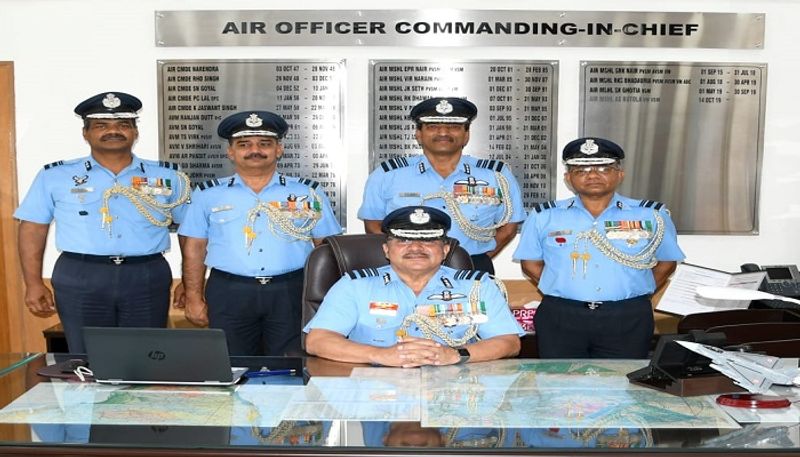 Air Marshal Arvindra Singh Butola Visit Air Force Center in Bidar