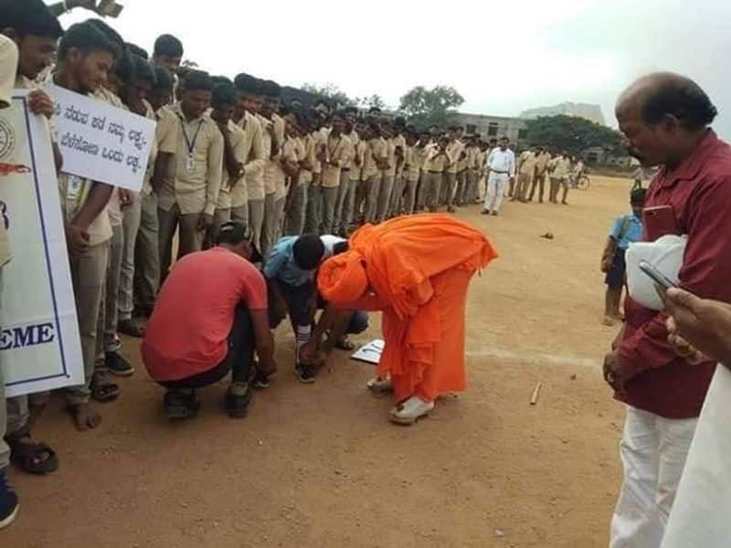 Social works of Koppala Gavi mutt Swamiji