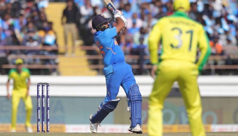 Rohit Sharma hit 29th odi century againsit australia in bengaluru