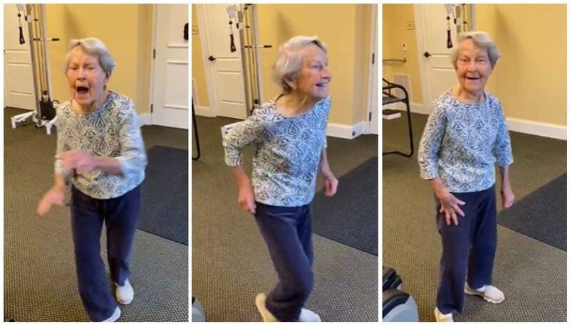 viral video of grandmother dancing